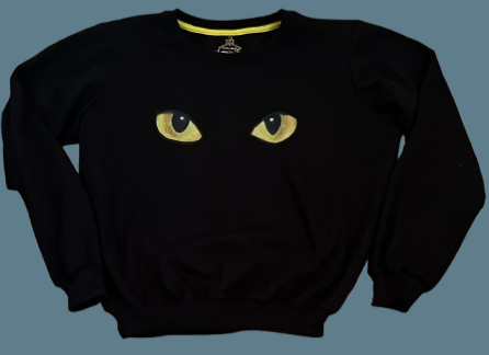 SLU Black Persian Cat Crewneck