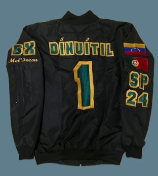 OPB Black Water Resistant Line Jacket (Fully Embroidered)