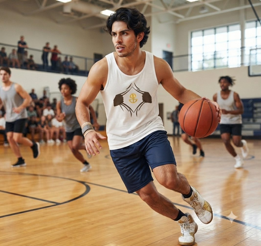 LUL Brown and Gold Tman Tank Top