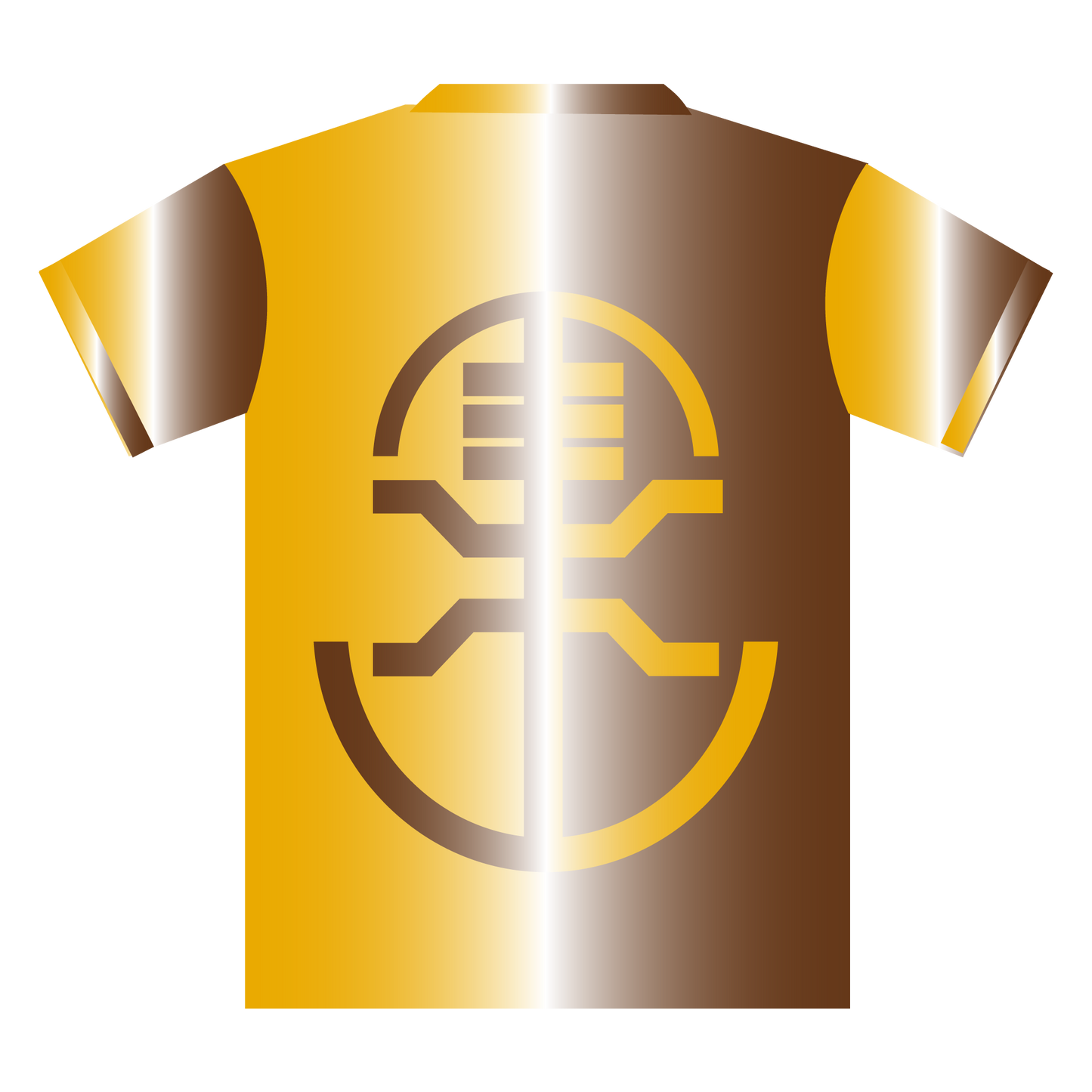 LUL Gold to Brown Golf Polo