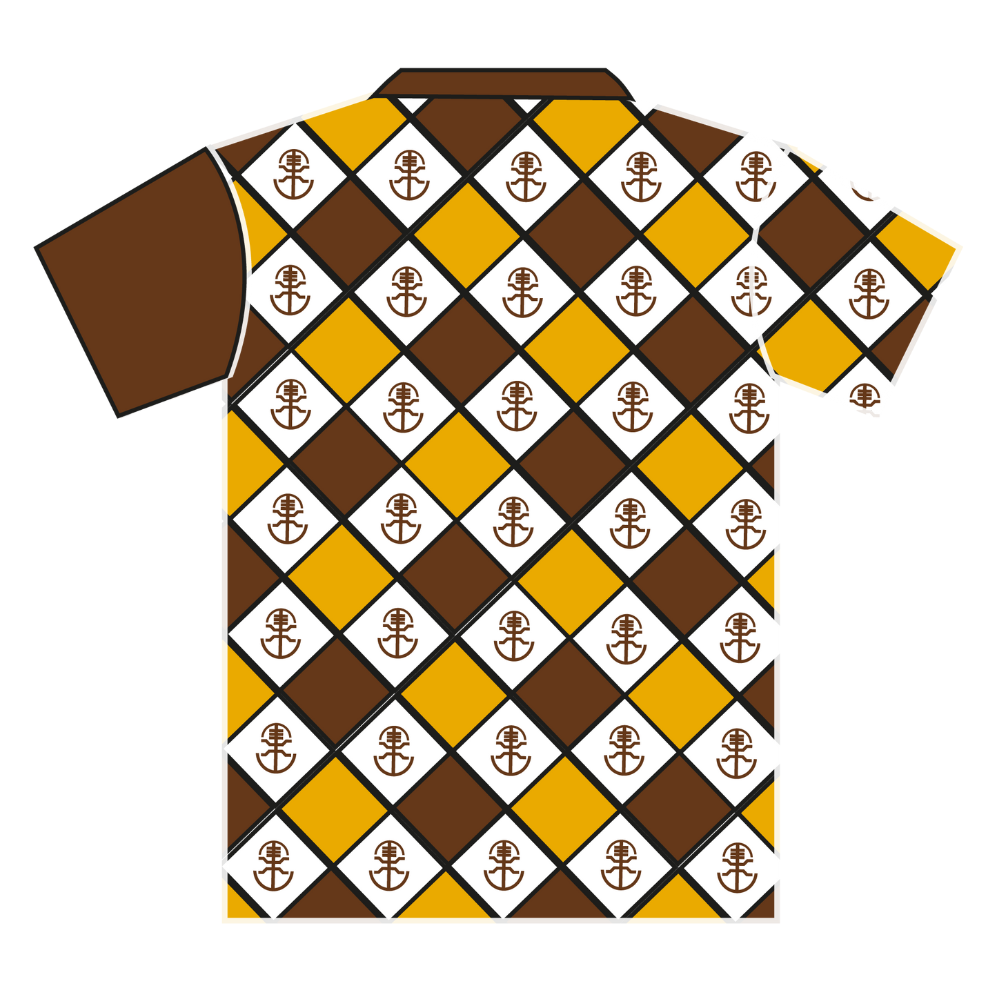 LUL Semi Checkers Golf Polo