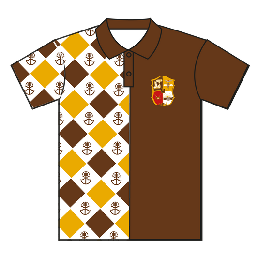 LUL Semi Checkers Golf Polo