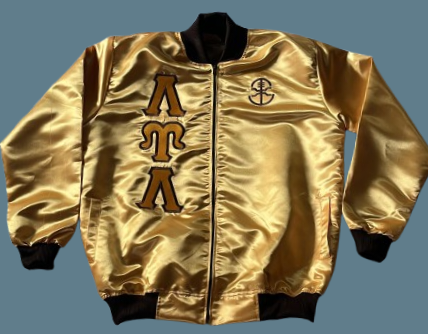 LUL Gold Satin Spring Jacket (Fully Embroidered)