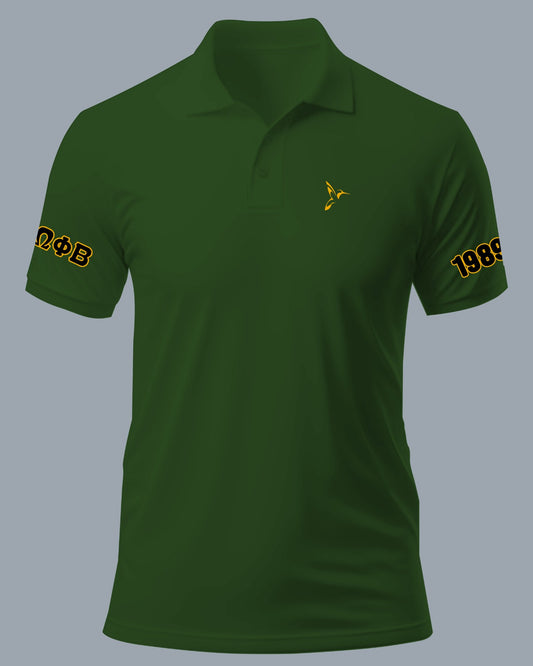 OPB Hummingbird Loose Polo - Green (Sublimated)