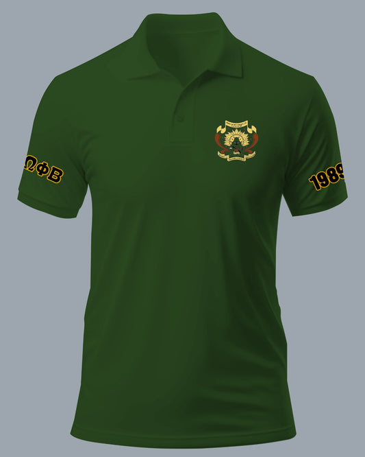 OPB Shield Loose Polo - Green (Sublimated)
