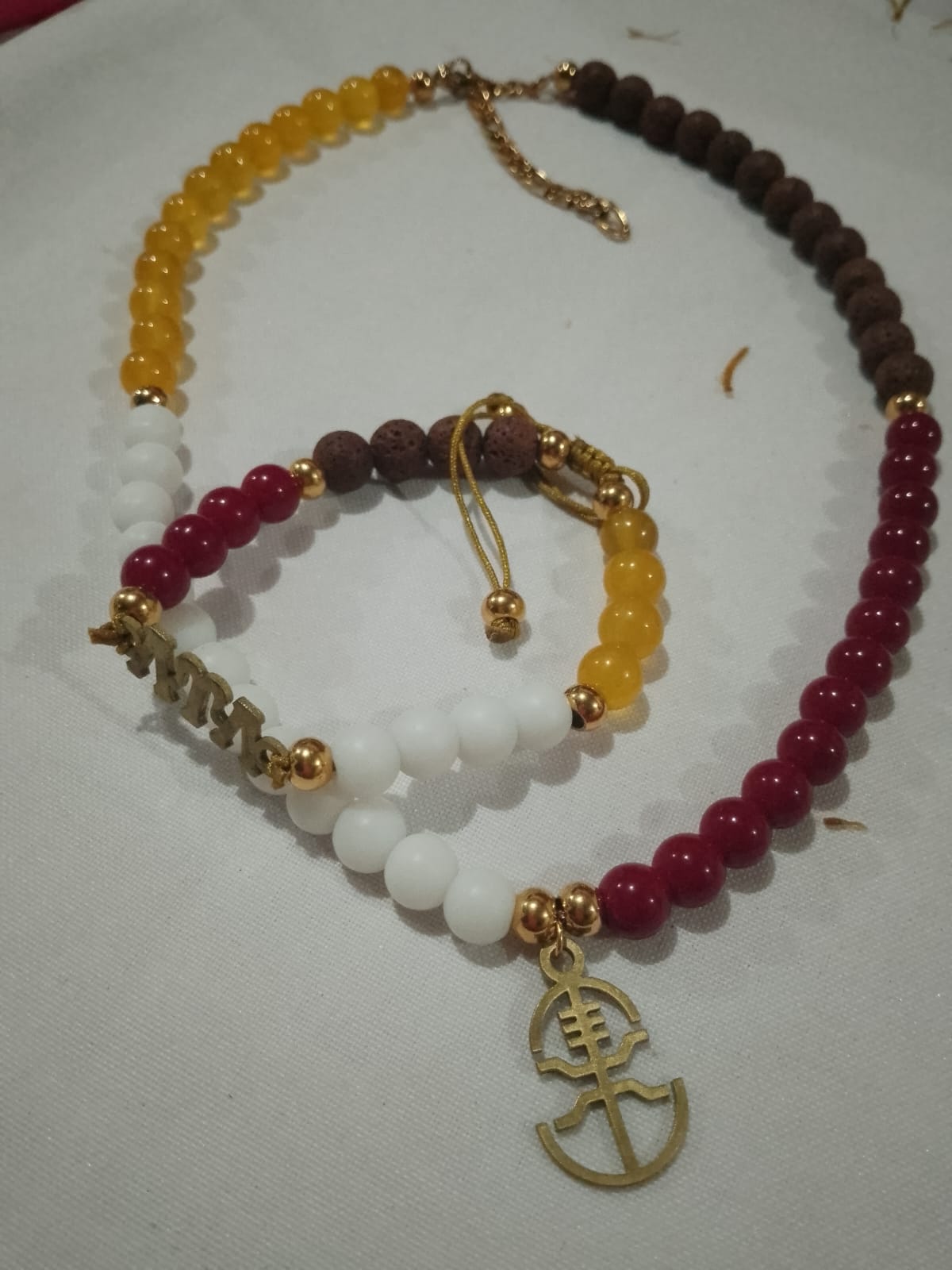 Quadrant T-Man Necklace (13 Beads per Color) and LUL Bracelet Combo