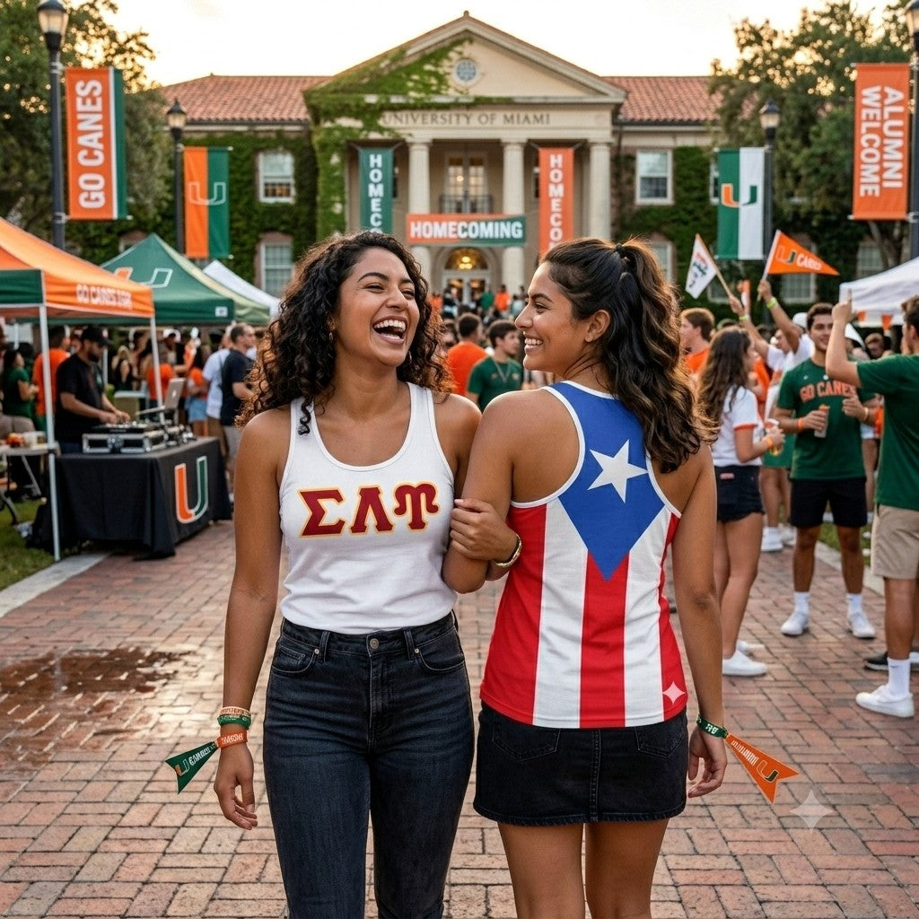 SLU Tank Top with Flag