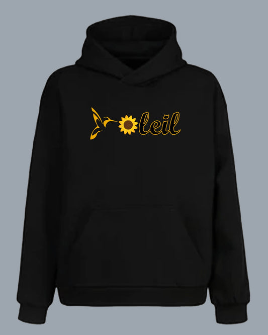 OPB Soleil Hoodie - Gold Hummingbird - Black Letters (Embroidered)