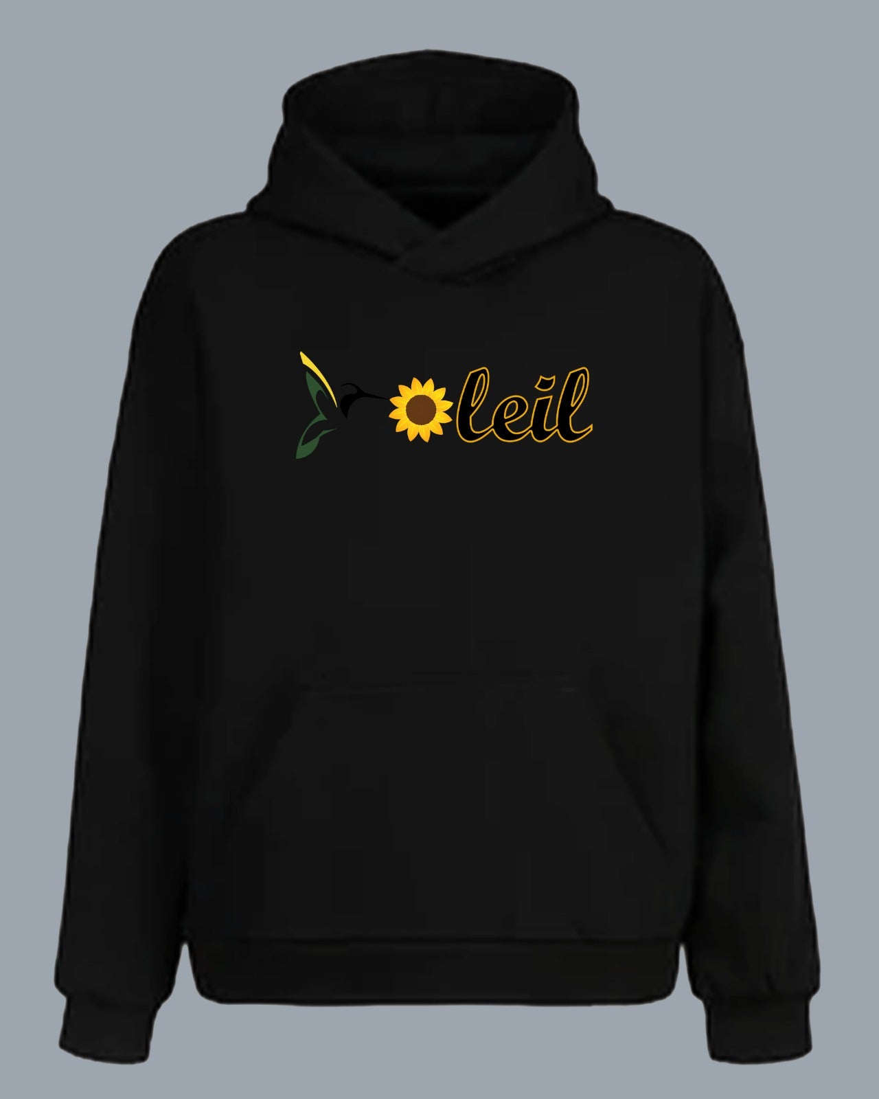 OPB Soleil Hoodie - Multi Color Hummingbird - Black Letters (Embroidered)
