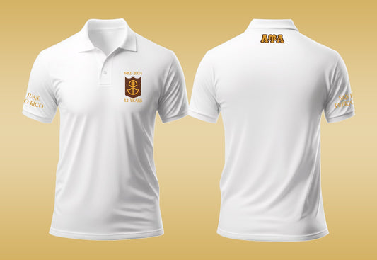 LUL Convention 2024 White Polo (Puerto Rico) - Embroidered