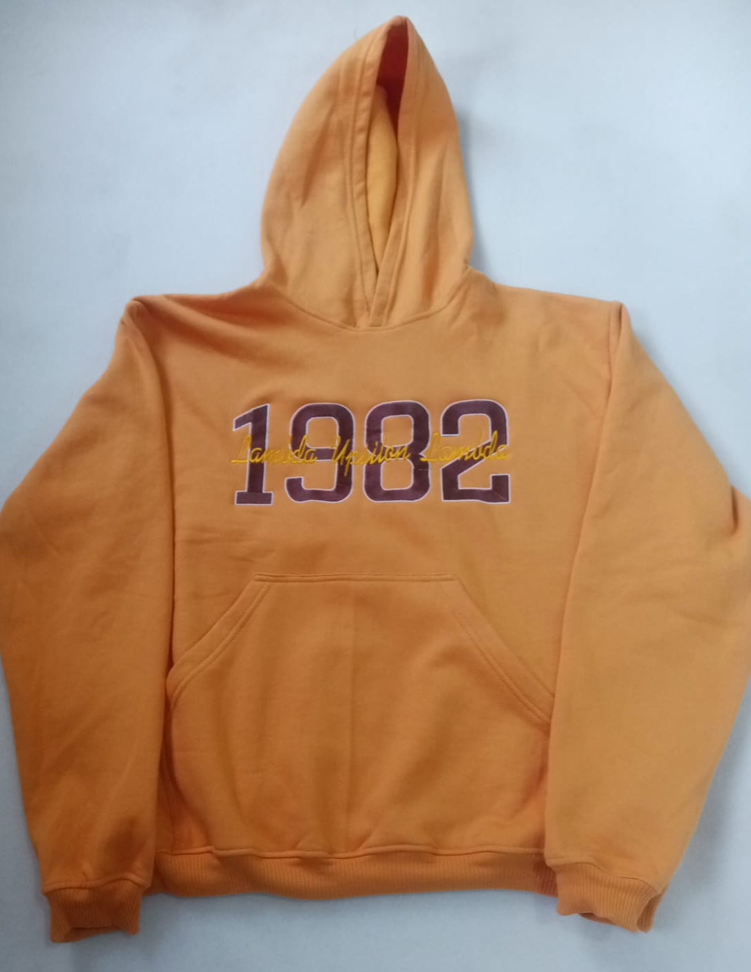 Gold 1982 Lambda Upsilon Lambda Hoodie (Fully Embroidered)