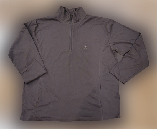 Brown Monochromatic T-Man Embroidered Long Sleeve Jersey