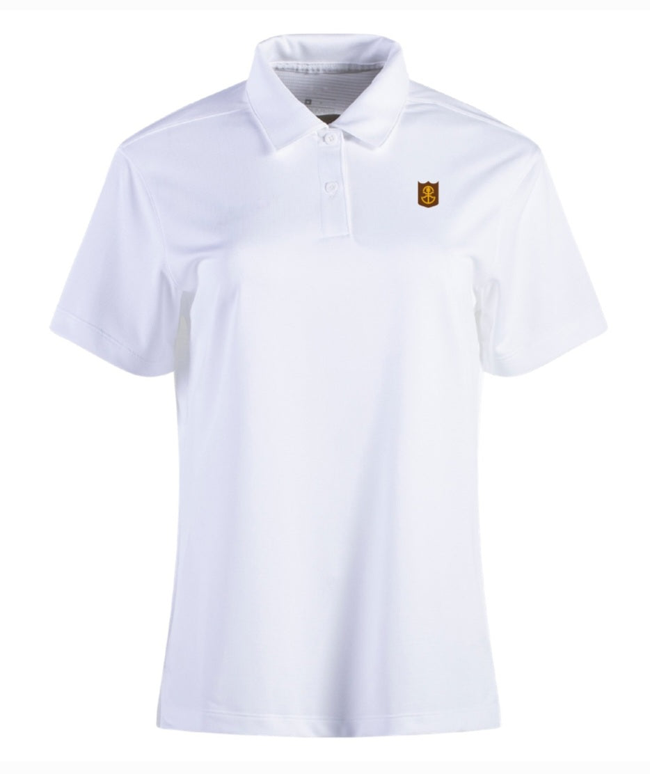 Louis Vuitton Brown Logo Monogram Collar White Golf Polo - Shop