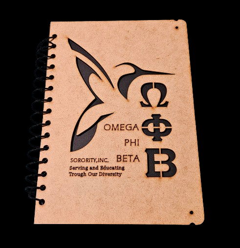 Mdf Notebook OPB MDF Hummingbird Notebook – Exclusive Apparel by Edison