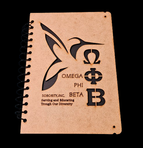 OPB MDF Hummingbird Notebook