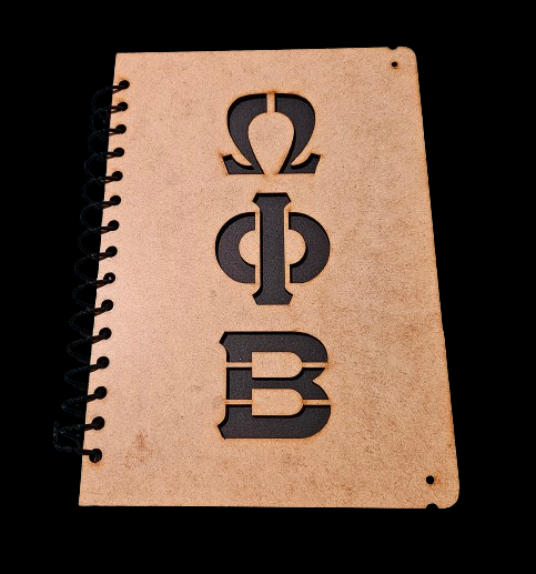 Mdf Notebook OPB MDF Notebook – Exclusive Apparel by Edison