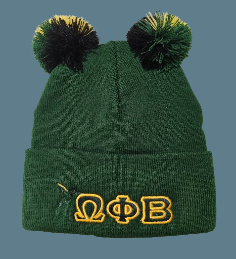 OPB Forest Green Beanie (hummingbird color options)