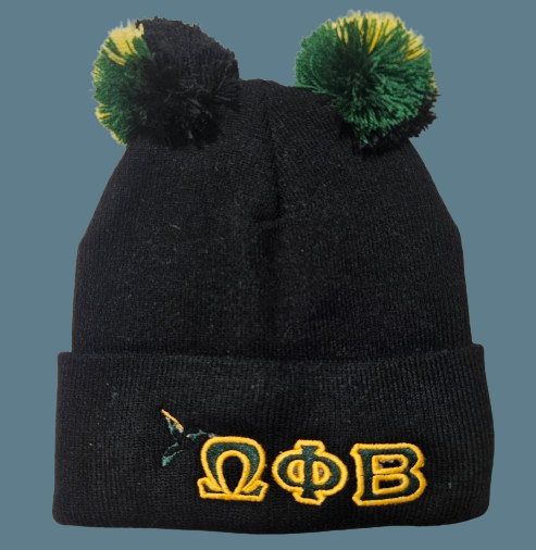 OPB Black Beanie (hummingbird color options)