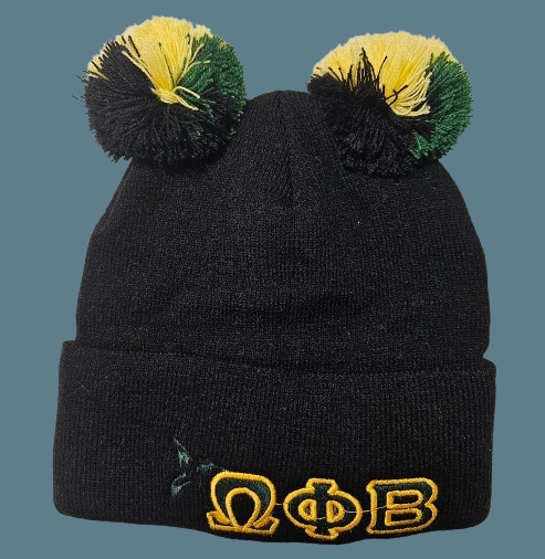 OPB Black Beanie (hummingbird color options)