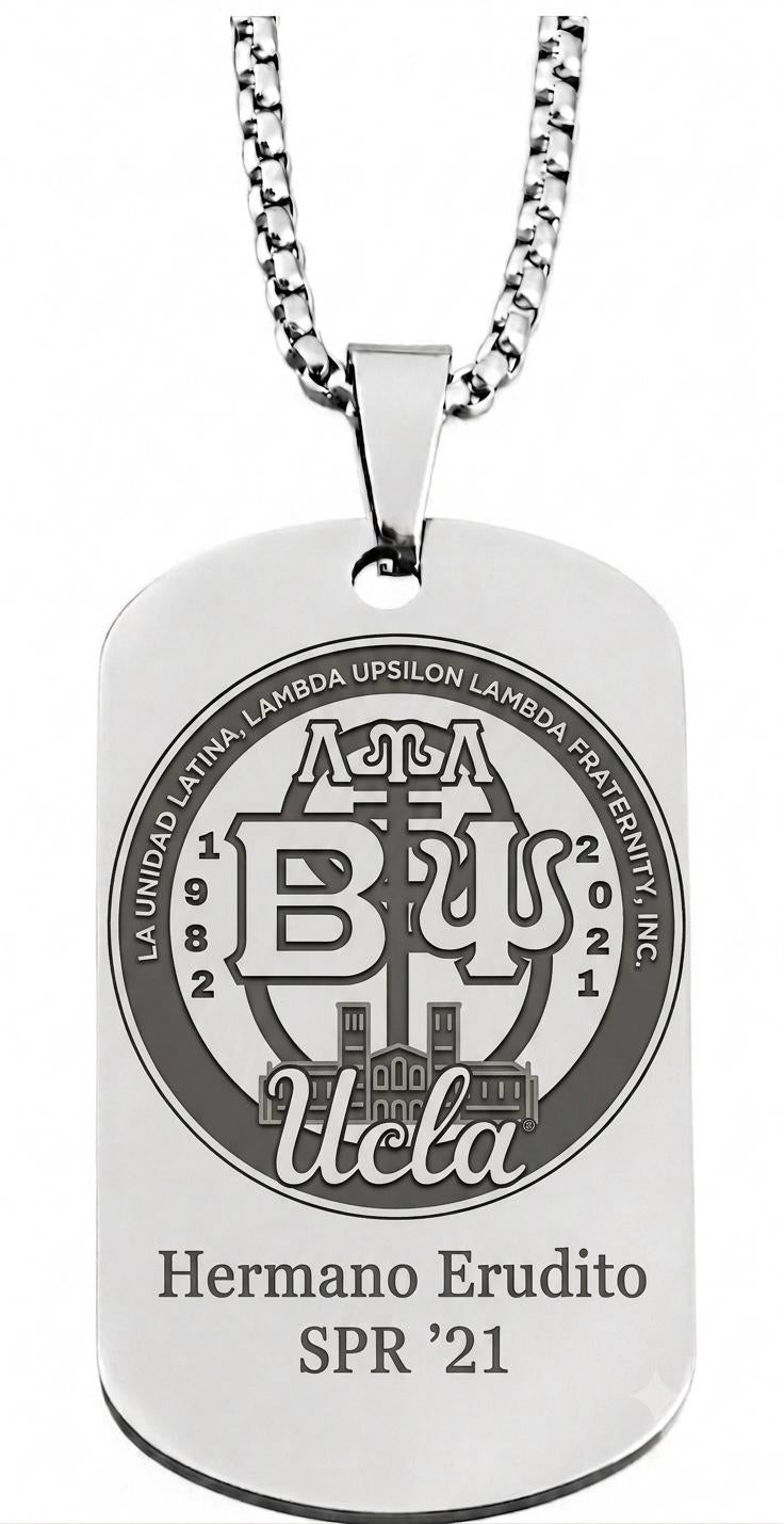 LUL Stainless Steel Dog Tag and Chain