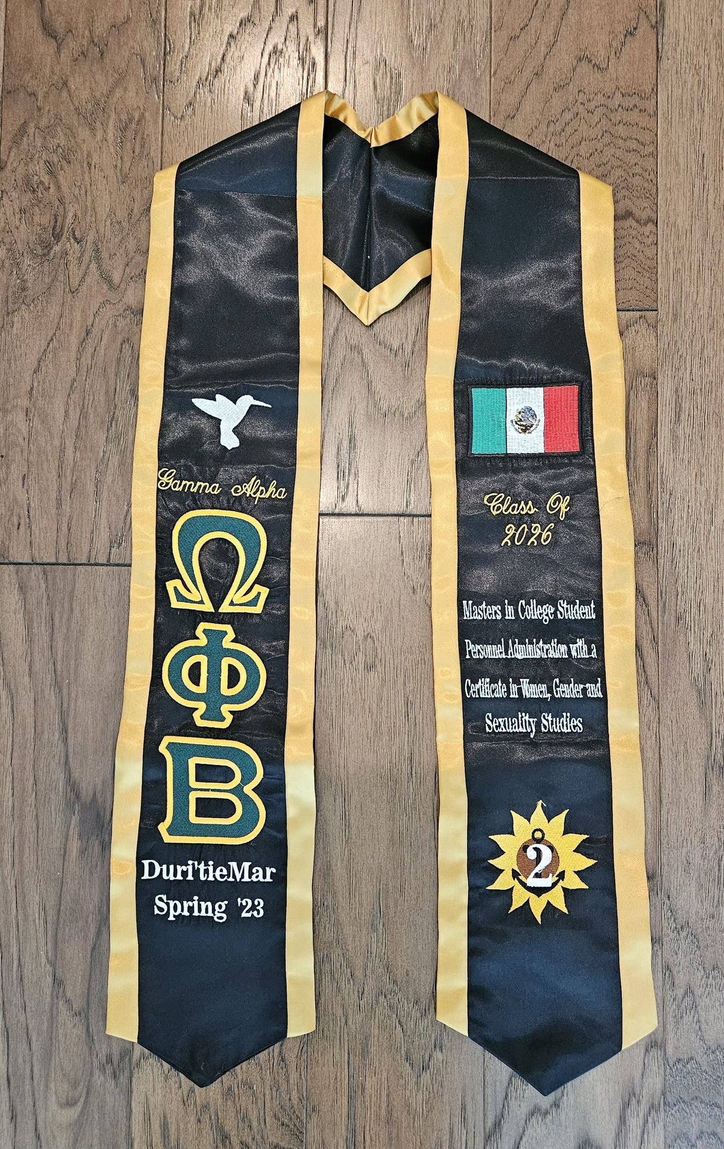 Emboridered Stoles