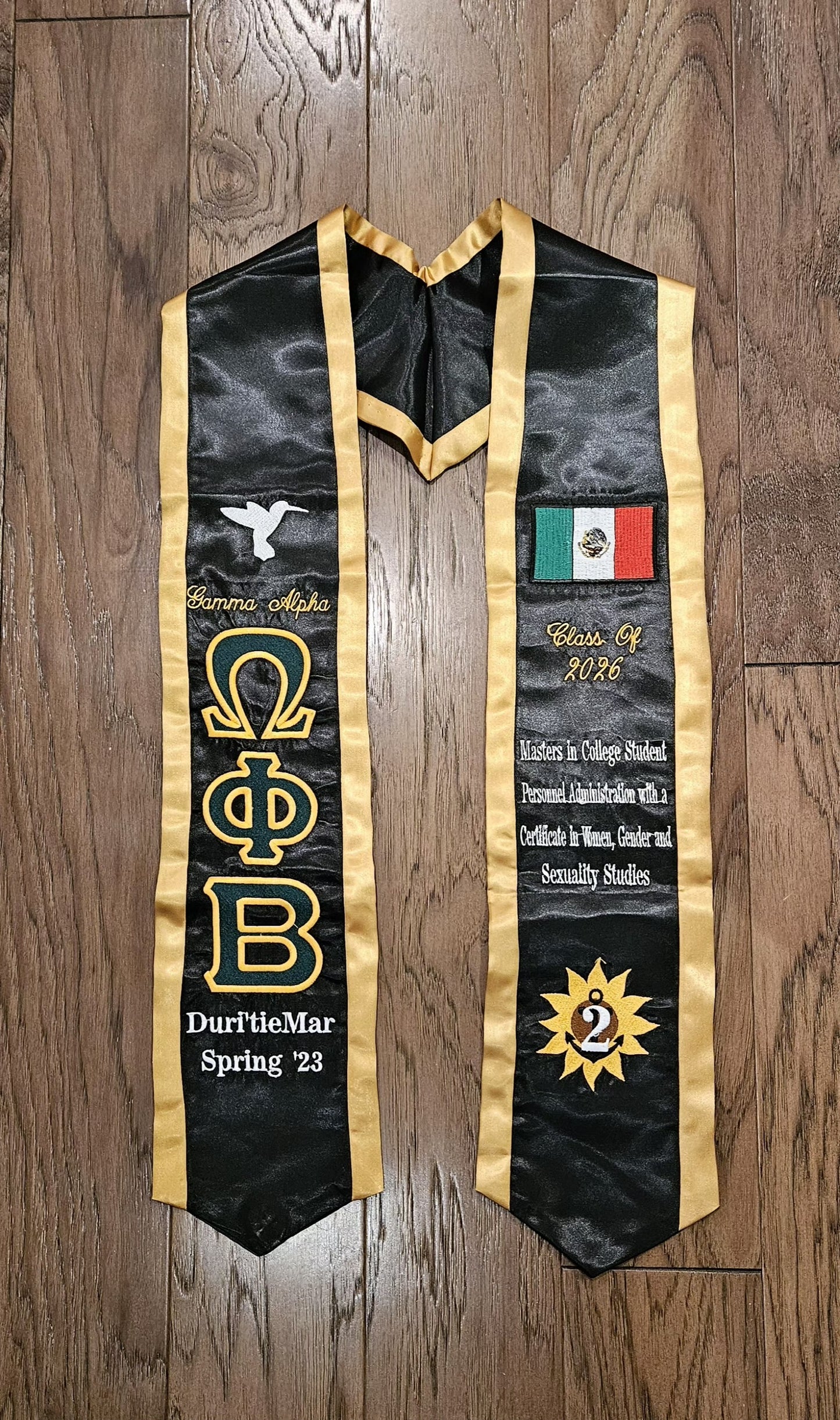 Emboridered Stoles