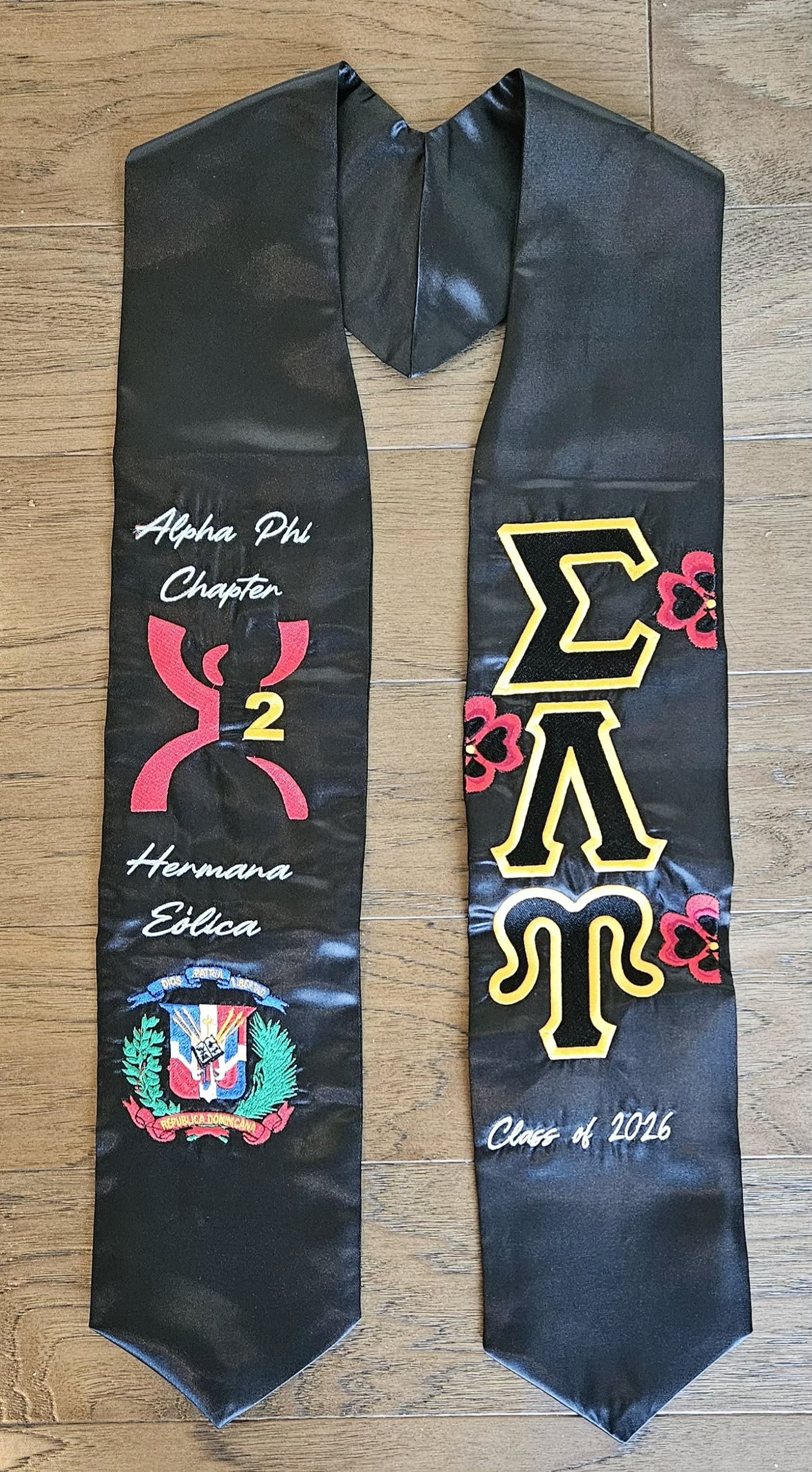 Emboridered Stoles