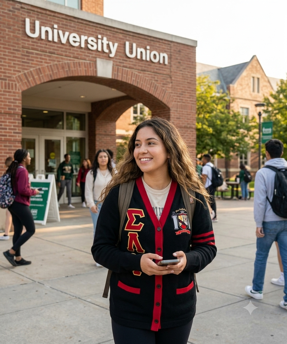 SLU Embroidered Cardigan