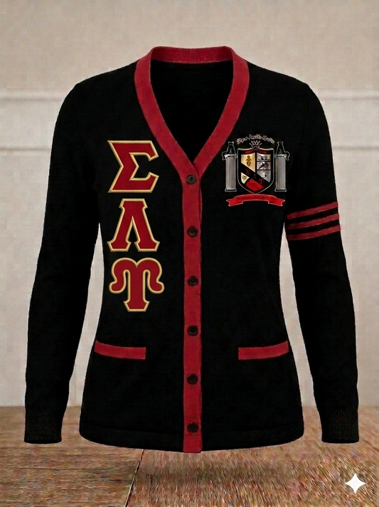 SLU Embroidered Cardigan