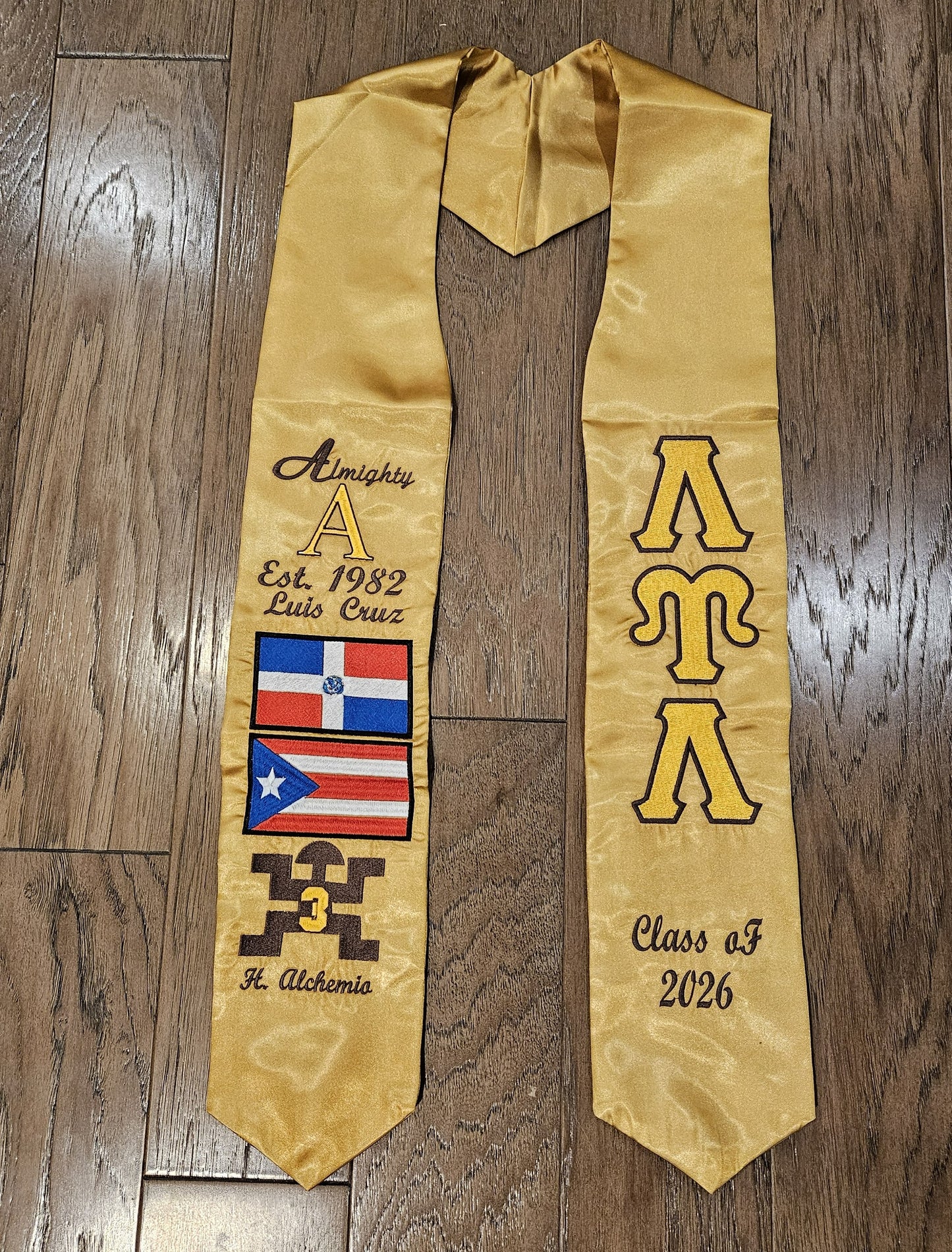 Emboridered Stoles