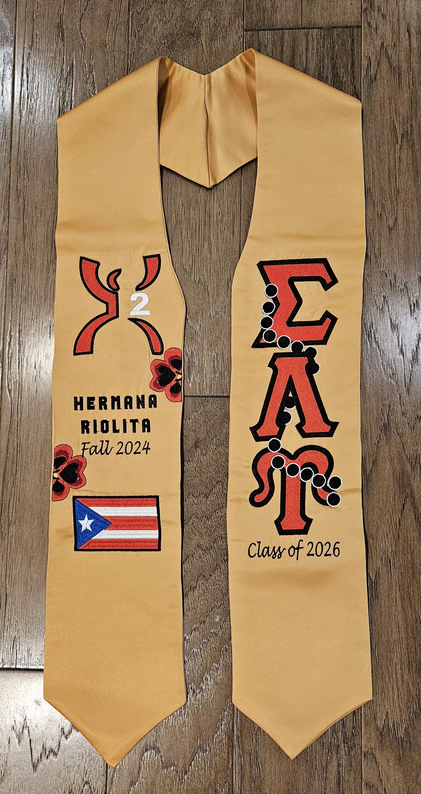 Emboridered Stoles