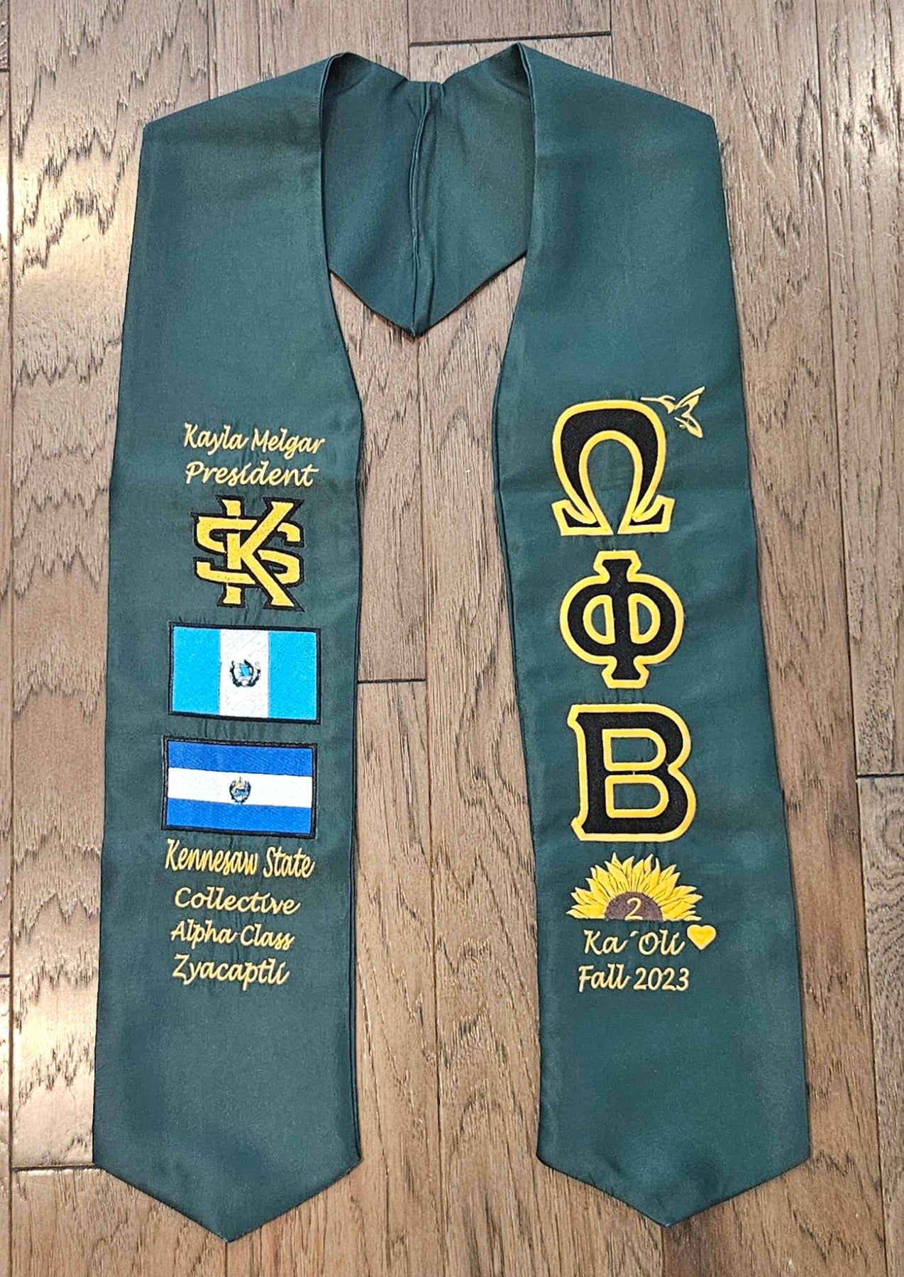 Emboridered Stoles