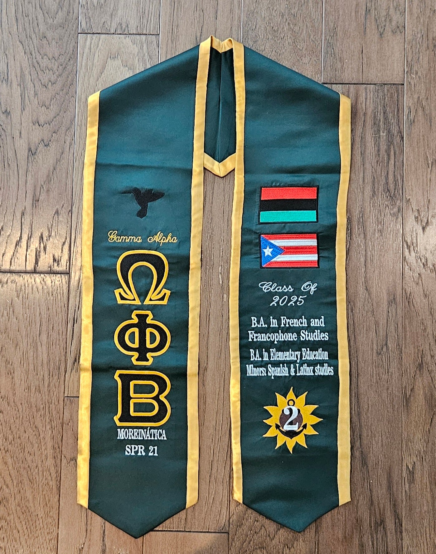 Emboridered Stoles