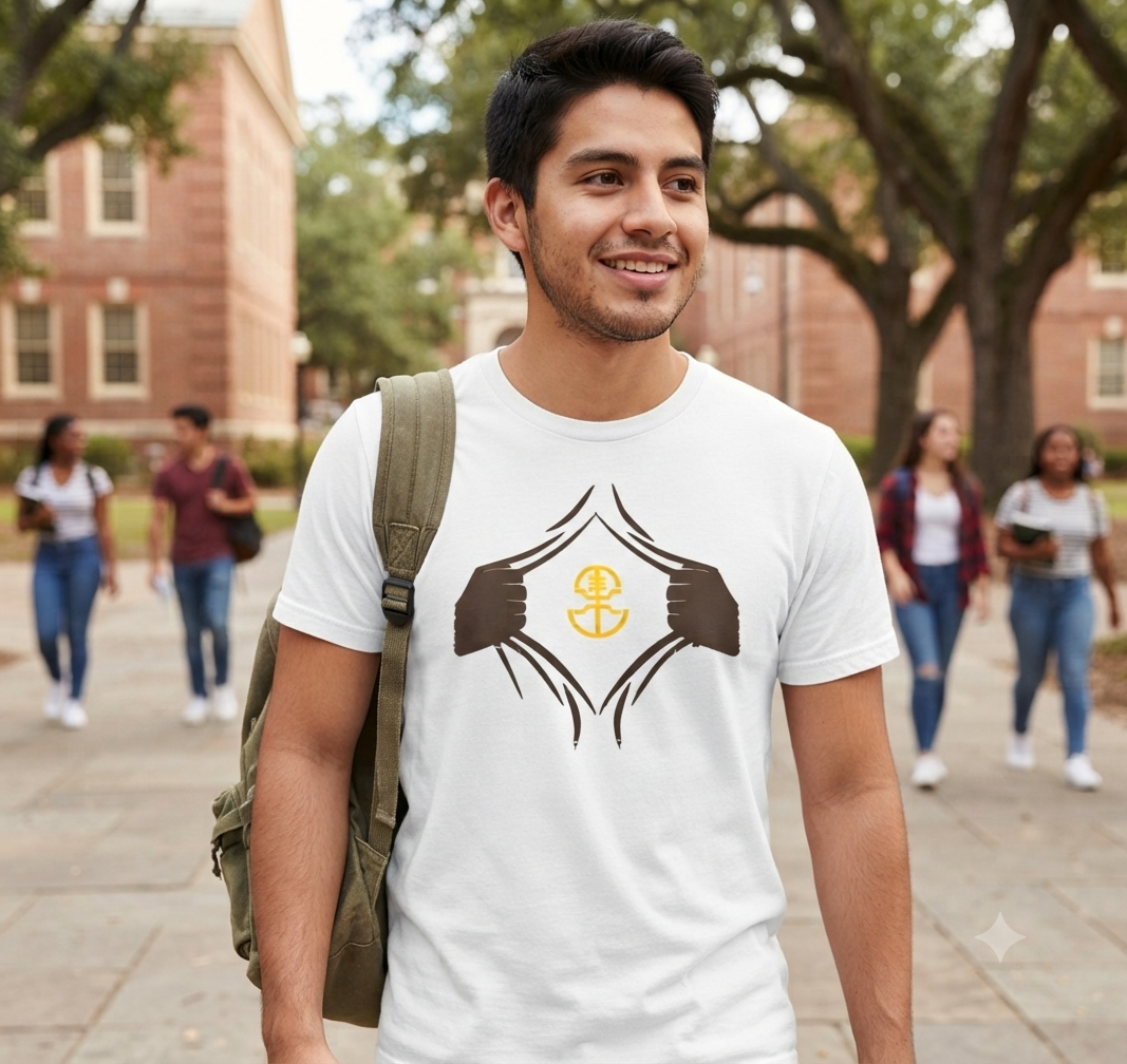LUL Brown and Gold Tman Tshirt