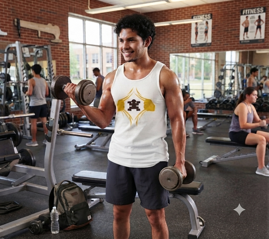 LUL Gold and Brown Tman Tank Top