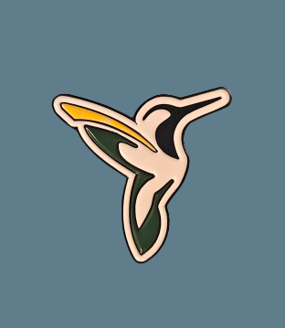 OPB Hummingbird Pin