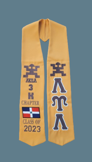 LUL Graduation Stole Examples (100% Embroidered)