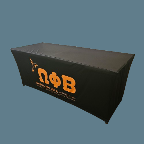 OPB Black 6 Foot Table Cover