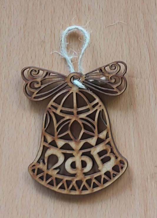 OPB 4" MDF Christmas Bell Ornament