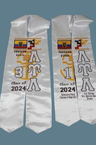 Emboridered Stoles