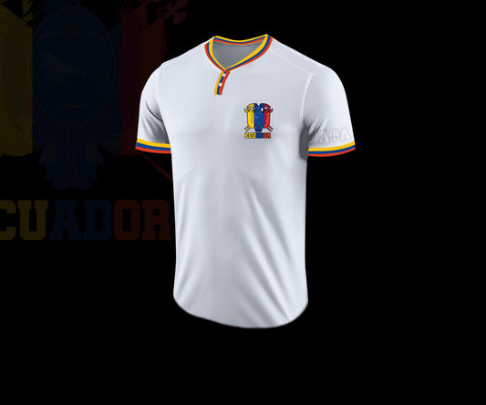 Ecuador Soccer Fan Jersey (monochromatic LUL sleeve)