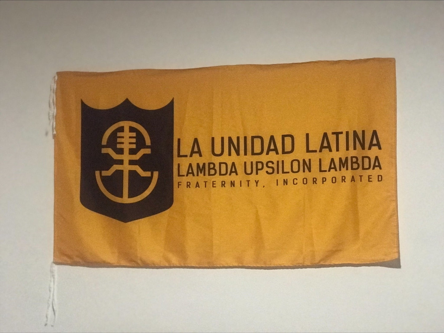 LUL Gold Flag T-Man on Left (Horizontal)