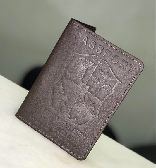 LUL Leather Passport Wallet