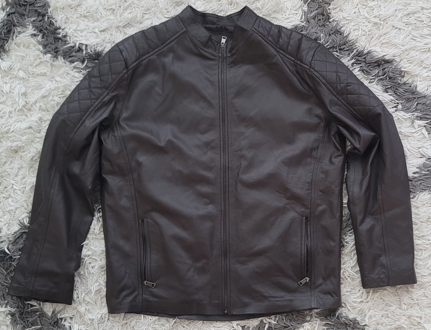 T-Man Brown Leather Jacket