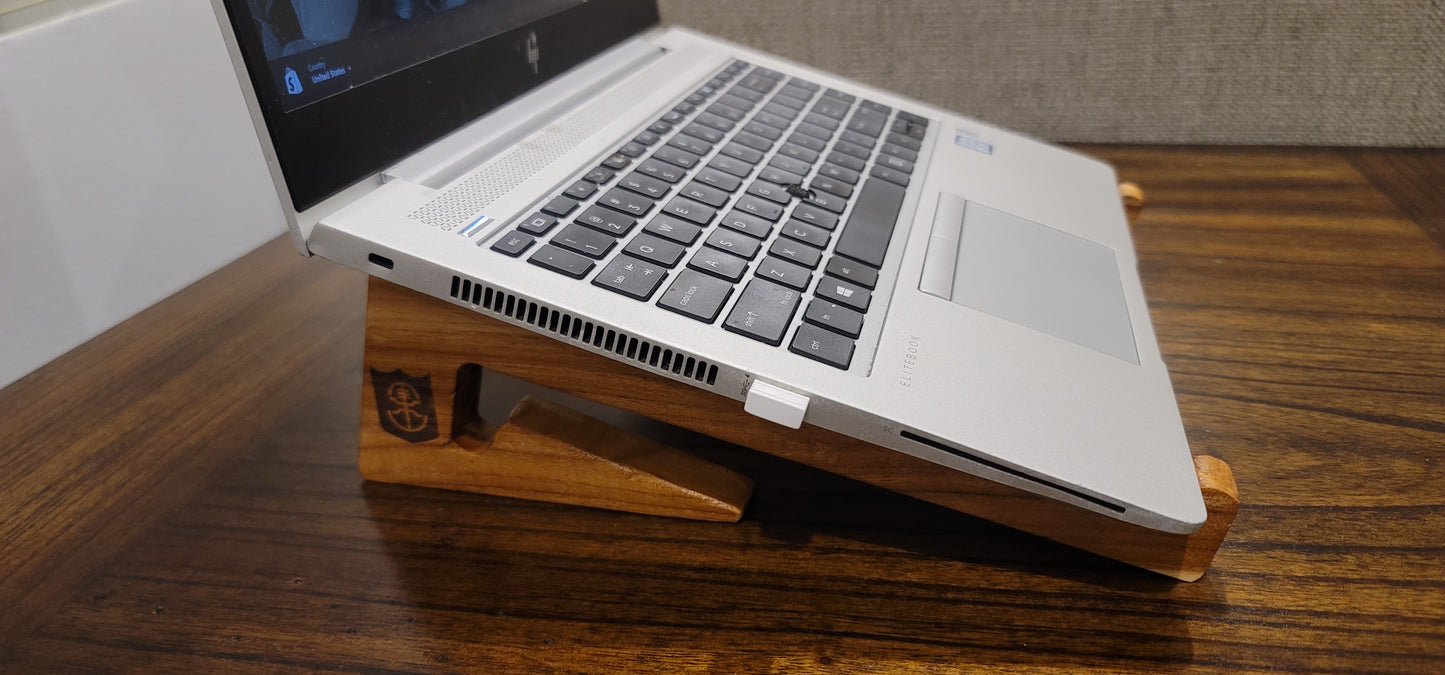 Teak Wood Laptop Stand