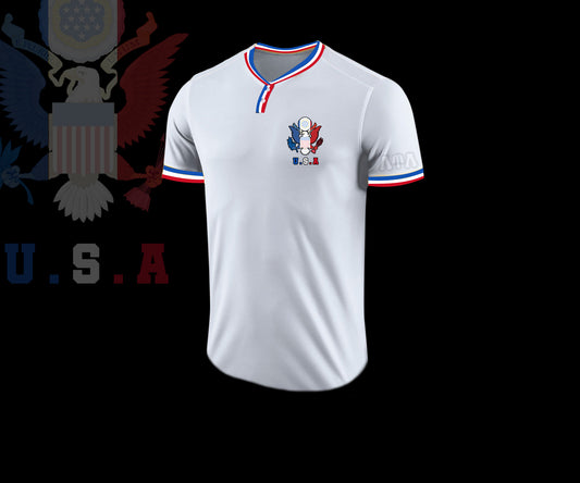 USA Soccer Fan Jersey (monochromatic LUL sleeve)